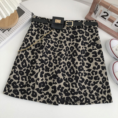 Fusta scurta de dama cu imprimeu animal