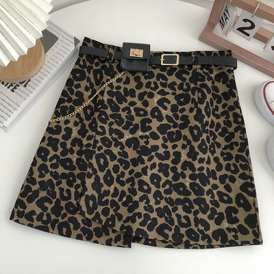 Fusta scurta de dama cu imprimeu animal