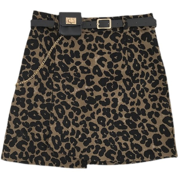 Fusta scurta de dama cu imprimeu animal