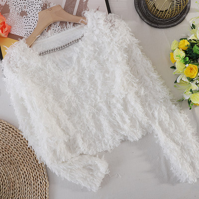 Cămașă de puf de damă cu lanț metalic