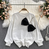 Bluza de dama cu panglica si pietre de decor