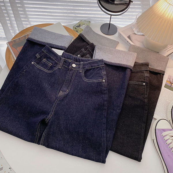 Blugi largi de dama-stil retro