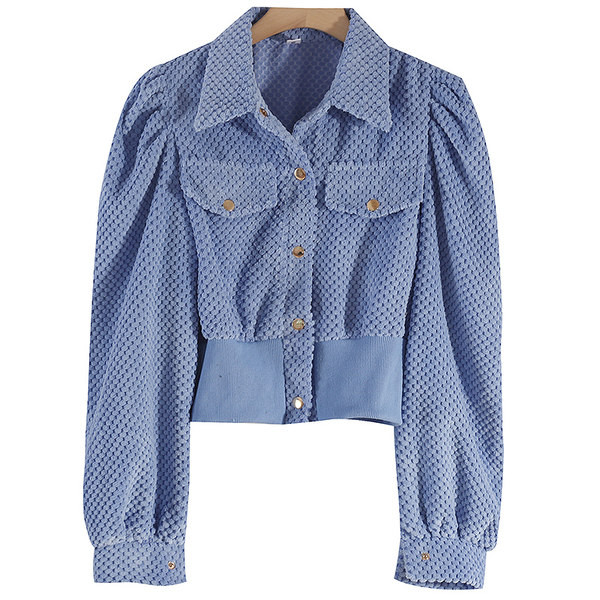 Cămașă modernă de damă cu guler și nasturi clasici - mai multe culori