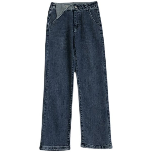 Blugi de dama cu nasturi in doua culori