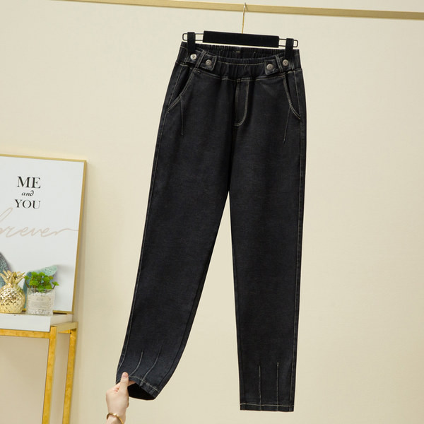 Blugi de dama lati cu talie elastica