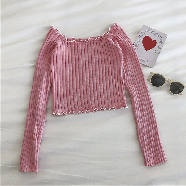 Bluză casual din catifea cu mâneci lungi