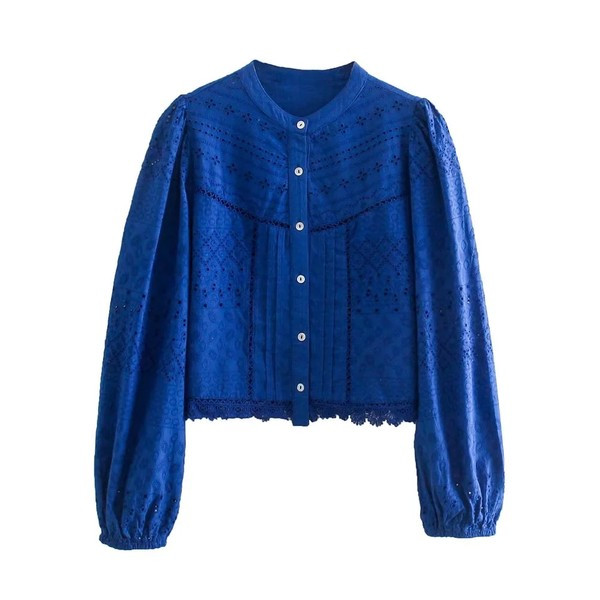 Camasa de toamna model nou cu dantela si nasturi