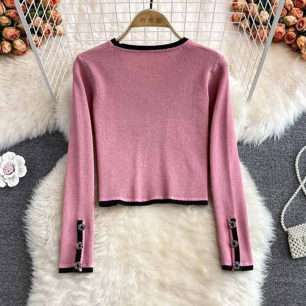 Vesta casual dama cu panglica si maneci lungi