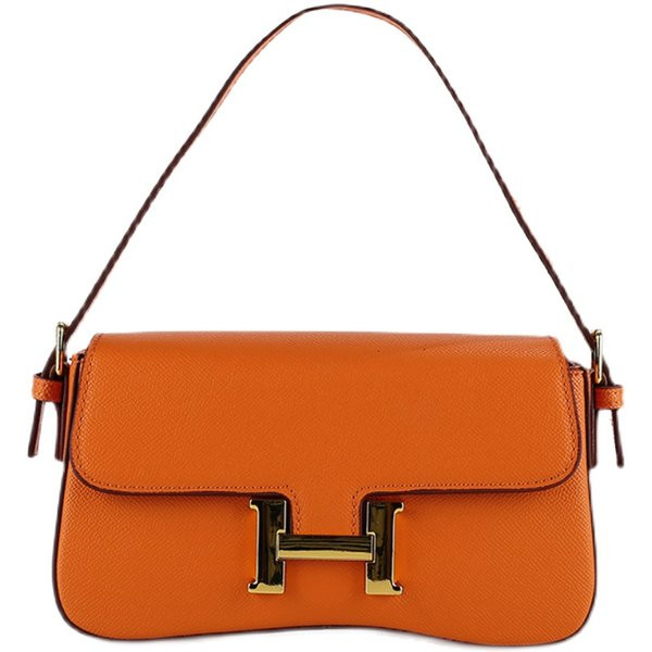 Geanta de dama cu inchidere metalica si maner lung - forma patrata