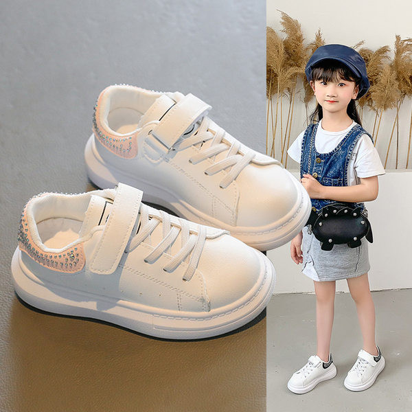 Adidasi copii moderni cu pietre decorative pentru fete