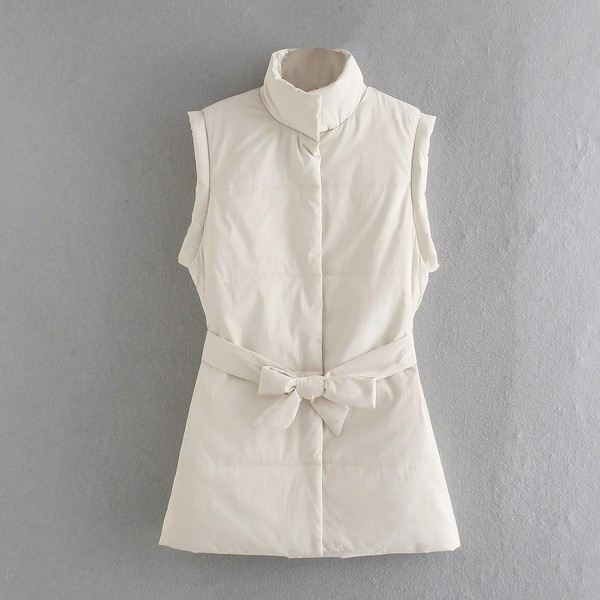 Vesta de toamna-iarna model nou cu centura