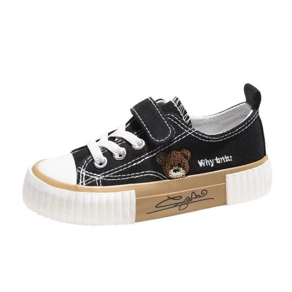 Tenisi actuali pentru copii cu cravate si broderie pentru baieti