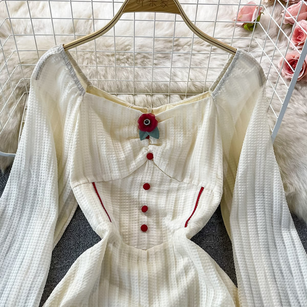 Rochie casual dama model nou cu maneci lungi