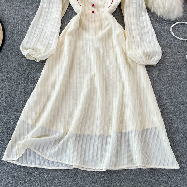 Rochie casual dama model nou cu maneci lungi