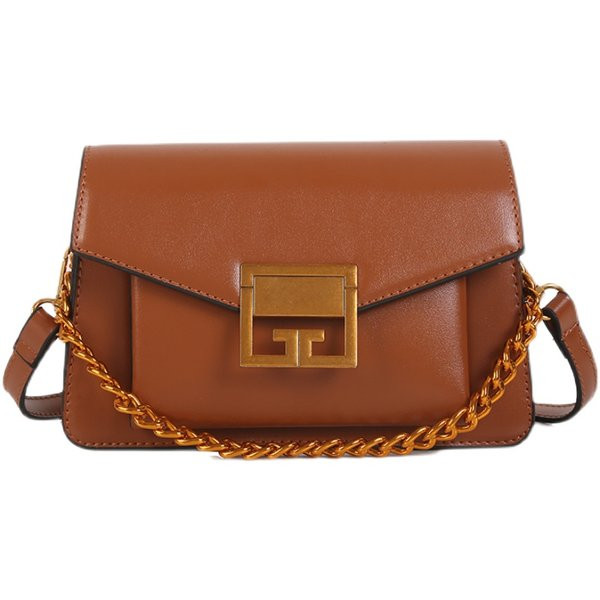 Geanta patrata model nou cu inchizator metalic pentru femei