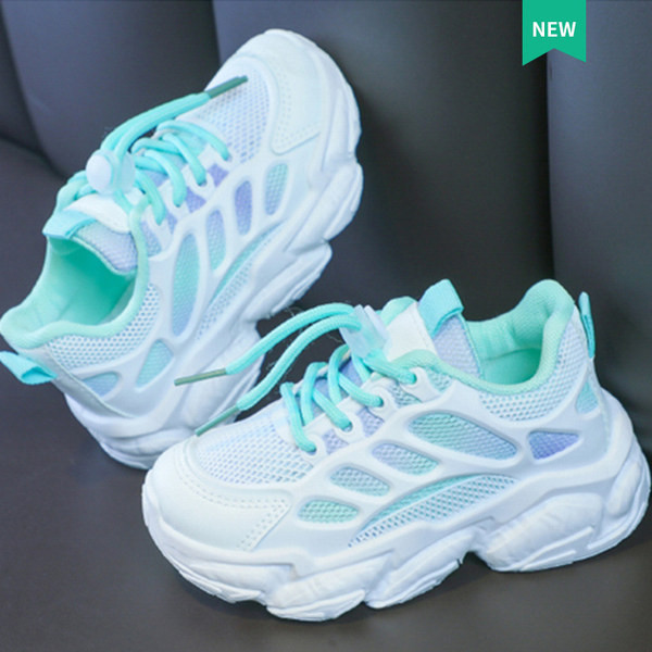 Tenisi moderni pentru copii pentru fete cu sireturi si talpa aspra