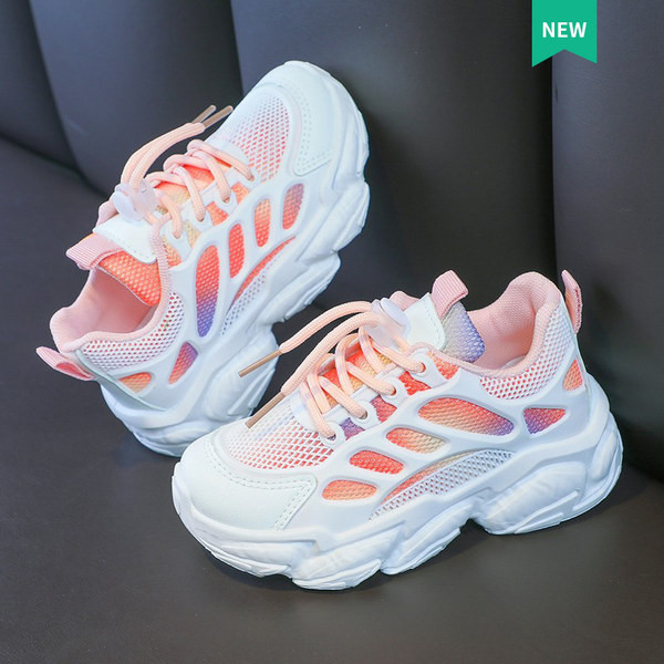 Tenisi moderni pentru copii pentru fete cu sireturi si talpa aspra