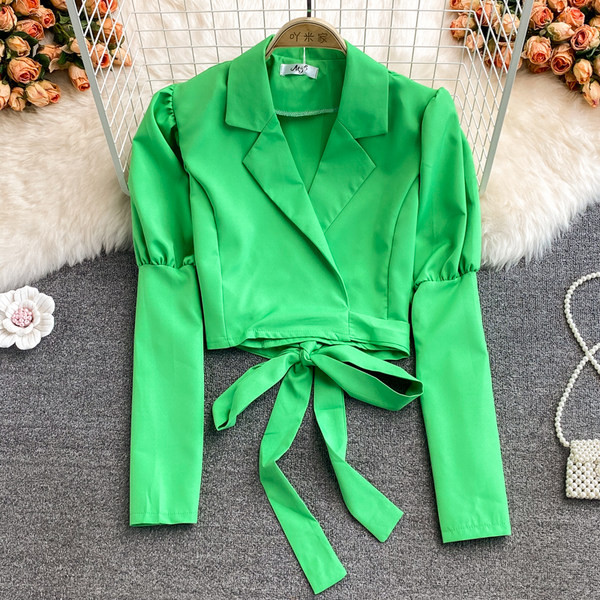 Cămașă de damă cu panglică și decolteu spitz