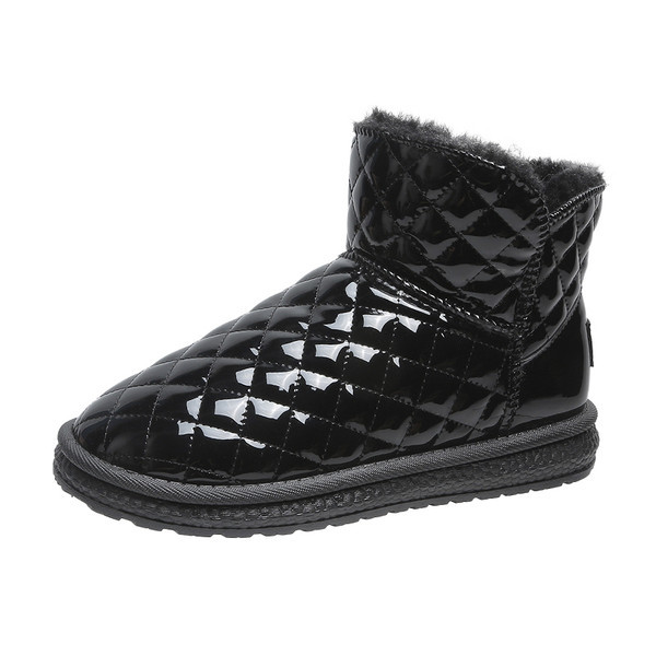 Cizme de dama din piele ecologica cu captuseala calda