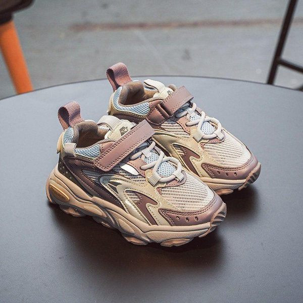 Adidasi sport respirabili pentru fete cu velcro si cravate