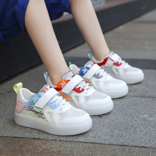 Adidași casual pentru copii cu autocolante și talpă plată