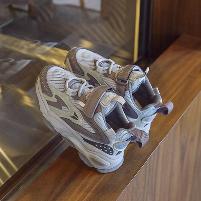 Adidași pentru copii de primăvară-toamnă cu închidere cu velcro și șireturi