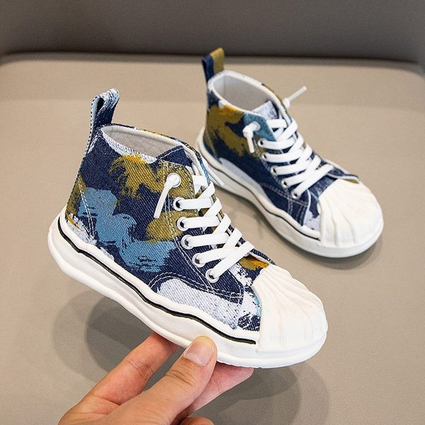 Tenisi textile de toamna cu model colorat - model unisex