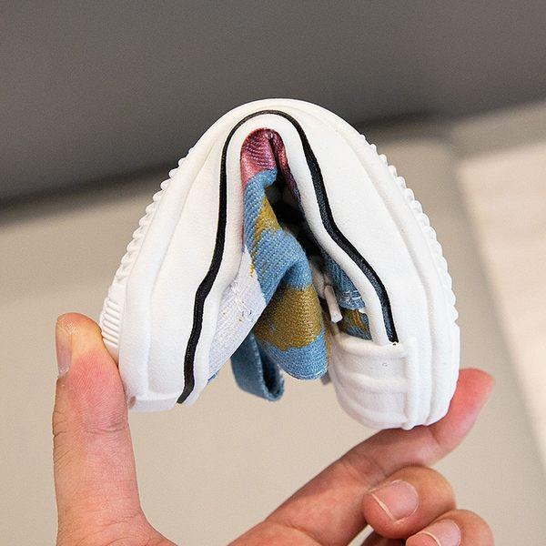 Tenisi textile de toamna cu model colorat - model unisex