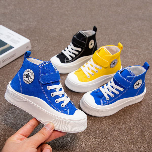 Adidași din material textil cu talpă de cauciuc pentru fete și băieți