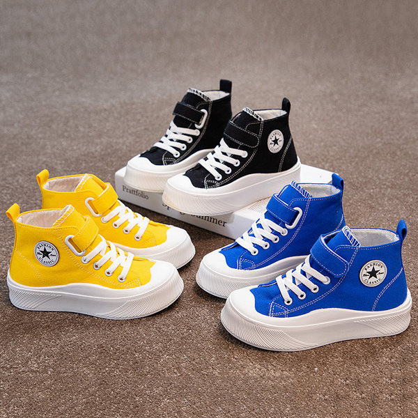 Adidași din material textil cu talpă de cauciuc pentru fete și băieți