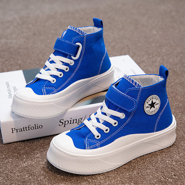 Adidași din material textil cu talpă de cauciuc pentru fete și băieți