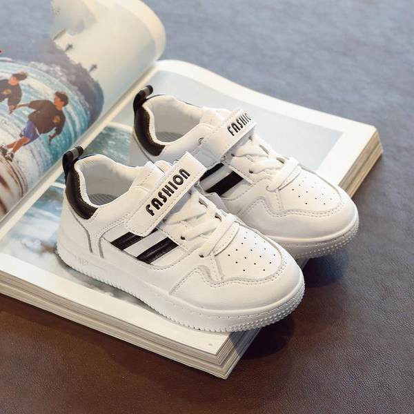 Adidași sport pentru băieți și fete cu velcro și talpă plată