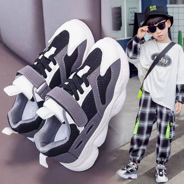 Adidași sport casual pentru fete cu talpă aspră și velcro