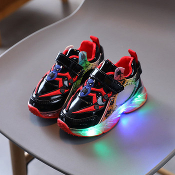 Φωτεινά παιδικά αθλητικά παπούτσια για αγόρια