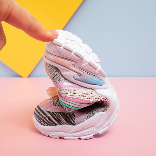 Tenisi copii din plasă cu velcro pentru fete și băieți