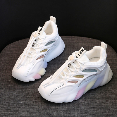 Tenisi copii eleganti pentru fete cu talpa plate