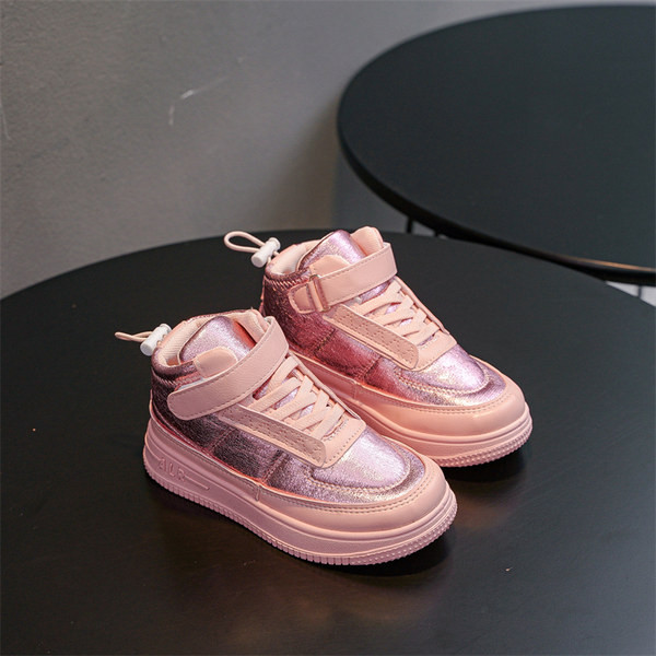 Tenisi textile pentru copii cu autocolante pentru fete