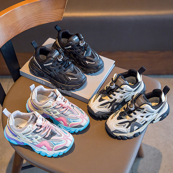 Adidași de primăvară-toamnă din material plasă - pentru fete și băieți