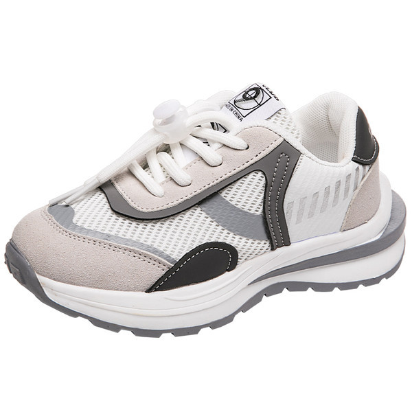 Tenisi copii din plasă cu șireturi pentru băieți