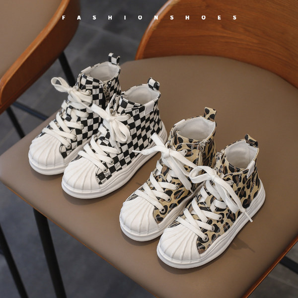 Tenisi copii textile cu cravate pentru fete