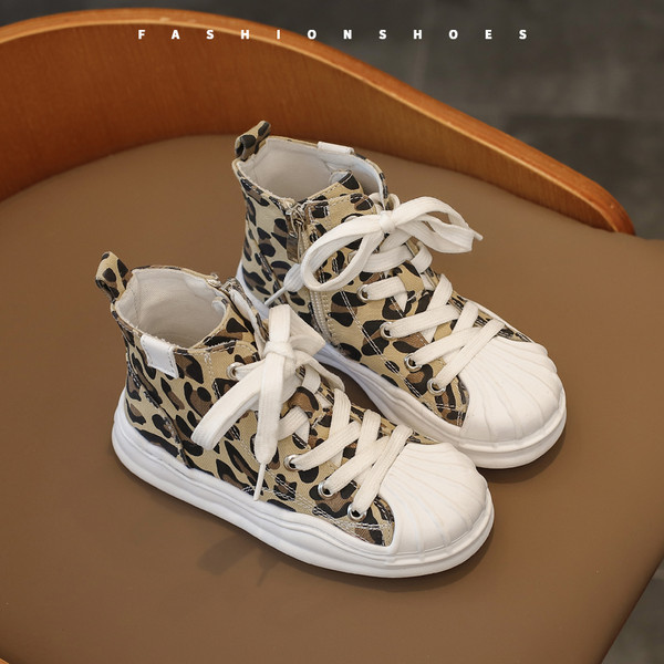 Tenisi copii textile cu cravate pentru fete