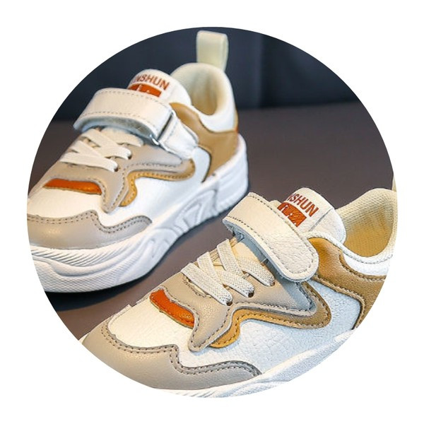 Adidași pentru copii pentru băieți cu inscripție cu talpă plată și velcro