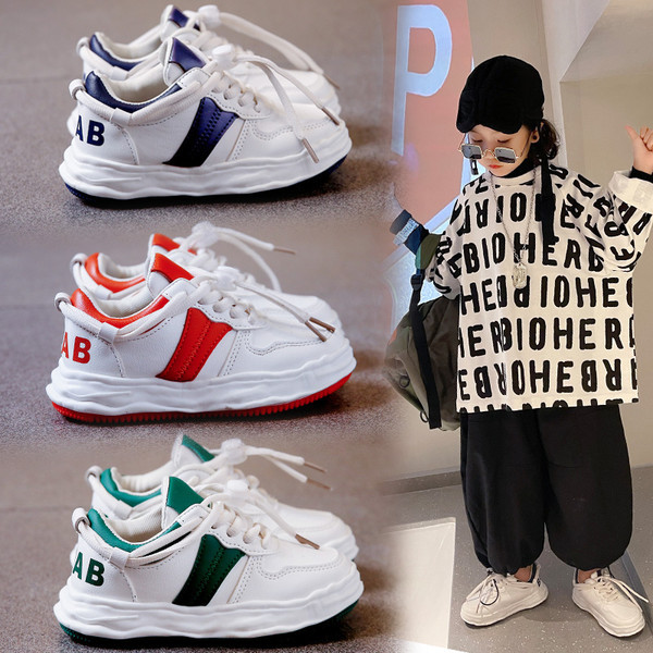 Tenisi casual din piele ecologica - pentru fete si baieti