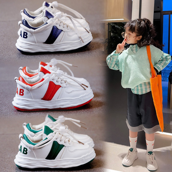 Tenisi casual din piele ecologica - pentru fete si baieti