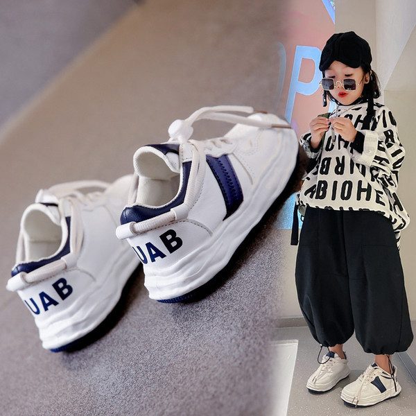 Tenisi casual din piele ecologica - pentru fete si baieti