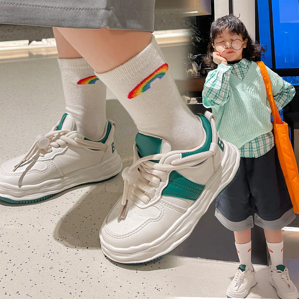 Tenisi casual din piele ecologica - pentru fete si baieti