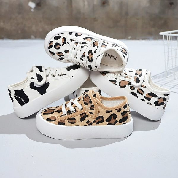 Tenisi copii din material textil cu animal print