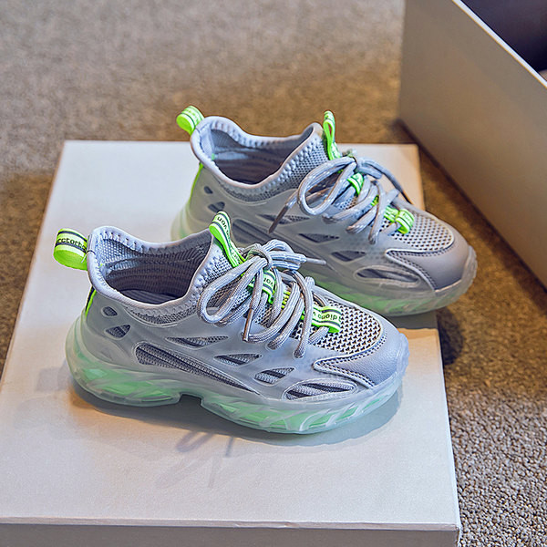 Adidasi copii respirabili cu sireturi pentru fete si baieti