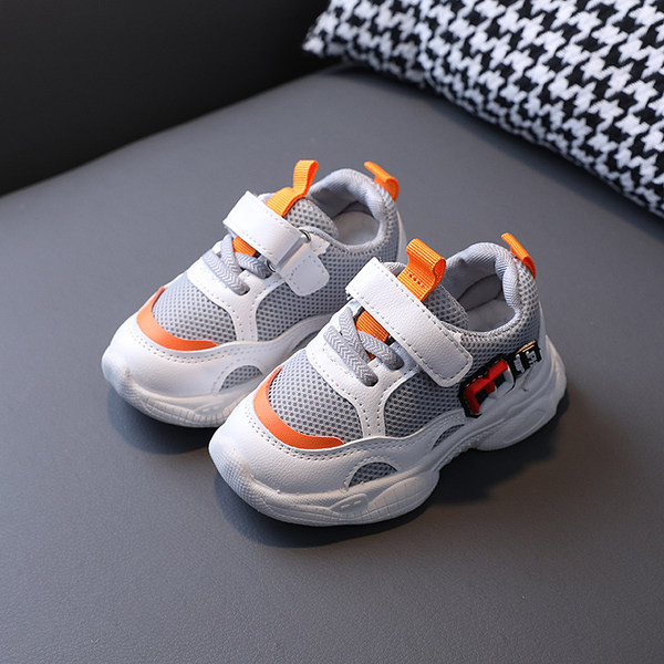 Adidasi copii cu plasa si broderie pentru baieti si fete