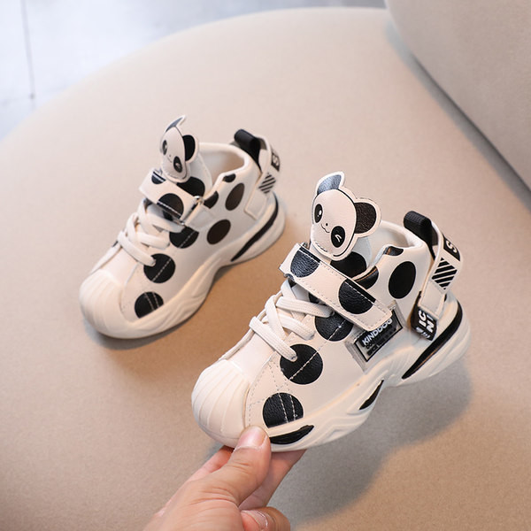 Adidași pentru copii cu aplicație și autocolante - trei culori